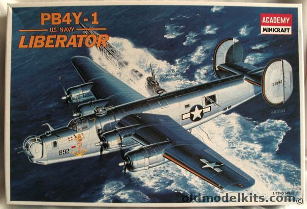 Academy 1/72 Consolidated-Vultee PB4Y-1 (Navy B-24) Liberator -  'Lady Luck' - (PB4Y1), 2114 plastic model kit